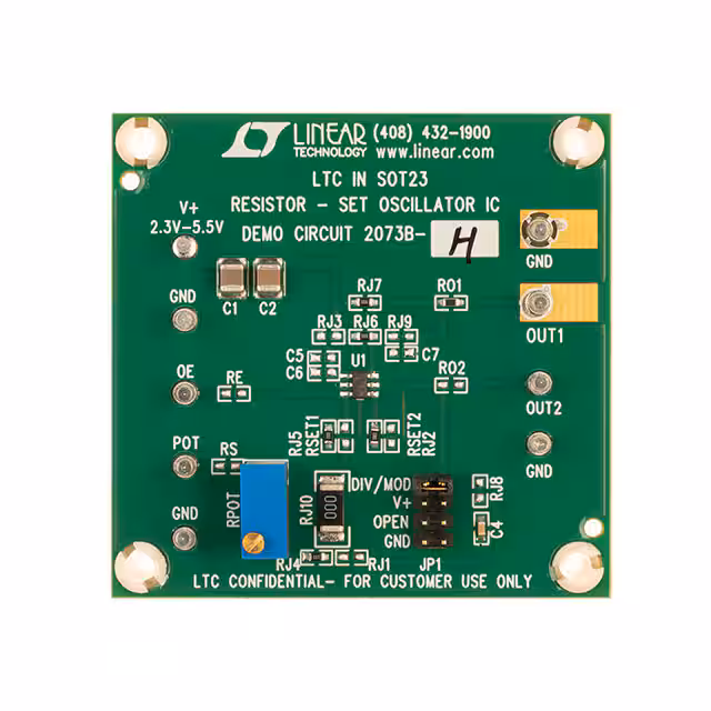 DC2073B-H Analog Devices Inc.  Cartes et kits d'évaluation et de démonstration